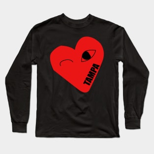 utampa heart Long Sleeve T-Shirt